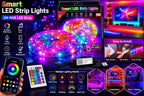 Smart RGB LED Strip Lights, 5M, USB Powered, App, Music Sync, Voice and Remote Control