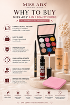 MISS ADS COMBO (FOUNDATION, BLENDER, PRIMER, CONCEALER)