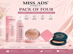 MISS ADS COMBO (MAKEUP FIXER, HIGHLIGHTER, DUAL COMPACT, BLENDER)