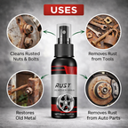 Multipurpose Car Rust Remover Spray for Door Handles Bikes Trucks 30ml in Box (pack of 2)